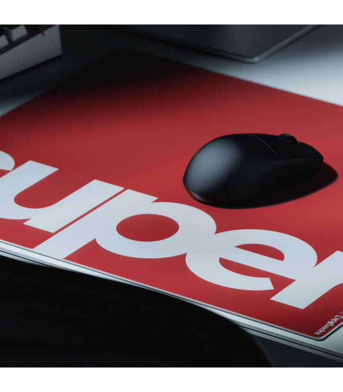 Superglide Glass Mouse Pad v3 XL - Red - Type-S
