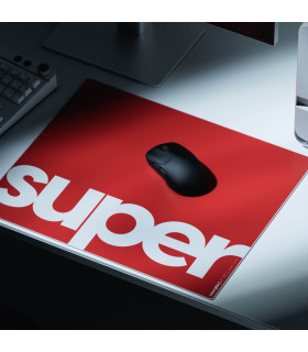 Superglide Glass Mouse Pad v3 XL - Red - Type-S