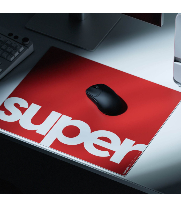 Superglide Glass Mouse Pad v3 XL - Red - Type-S