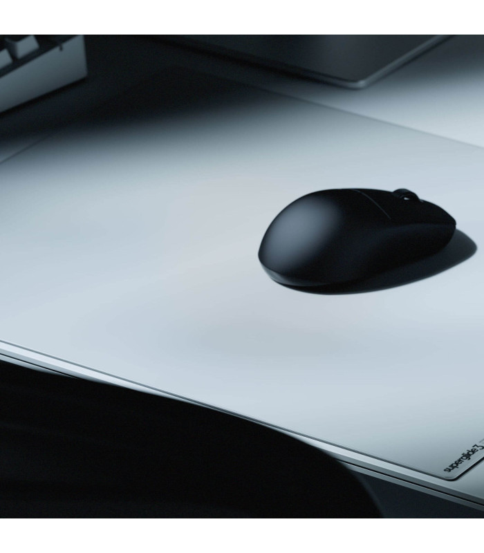 Superglide Glass Mouse Pad v3 XL - White - Type-S