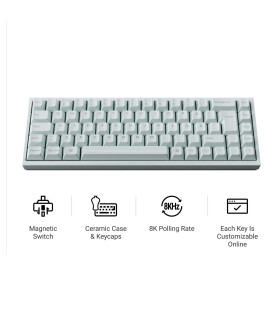 Q16 HE 8K Light Green QMK Magnetic Switch (CH)