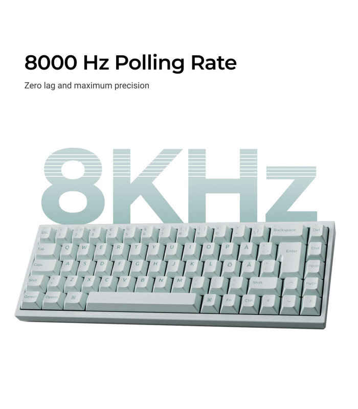 Q16 HE 8K Light Green QMK Magnetic Switch (CH)