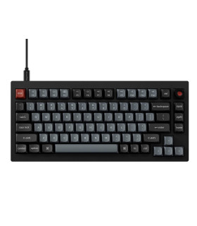 Keychron V1 8K QMK Black Red Switch (US) w/Knob