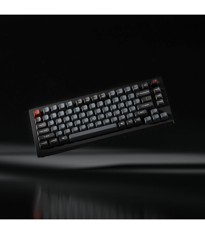 Keychron V1 8K QMK Black Red Switch (US) w/Knob