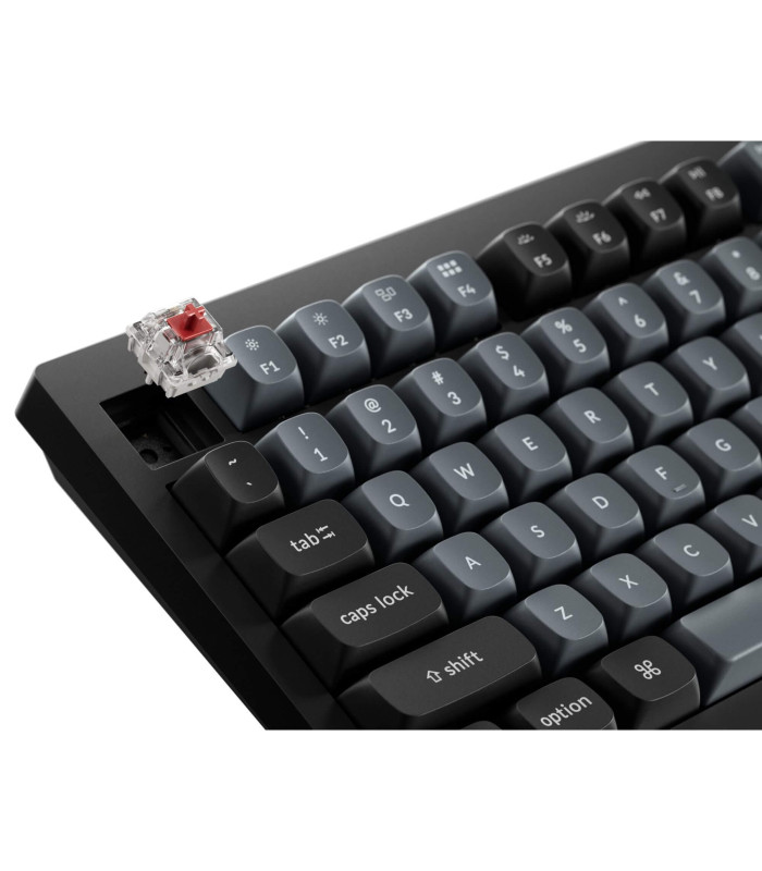 Keychron V1 8K QMK Black Red Switch (US) w/Knob
