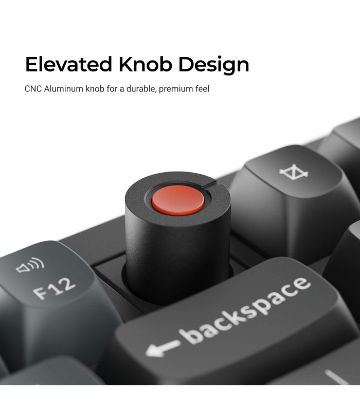 Keychron V3 8K QMK Black Brown Switch (US) w/Knob