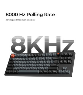Keychron V3 8K QMK Black Brown Switch (US) w/Knob