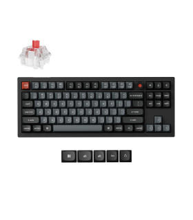Keychron V3 8K QMK Black Red Switch (US) w/Knob