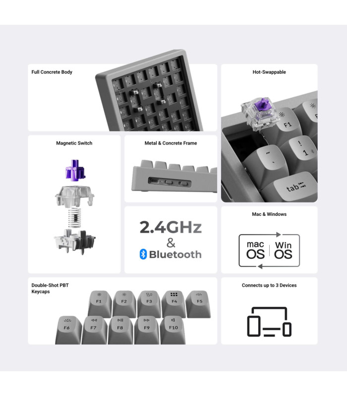 Keychron K2 HE Cement Edition Magnetic Switch (US)
