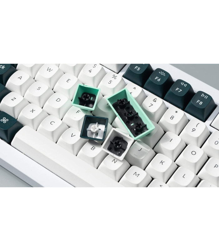 Q1 HE Shell White QMK Magnetic Switch (CH)