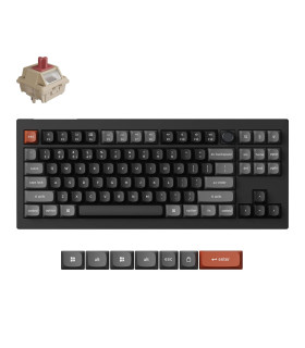 Keychron V3 Ultra 8K Black Red Switch (US) w/Knob