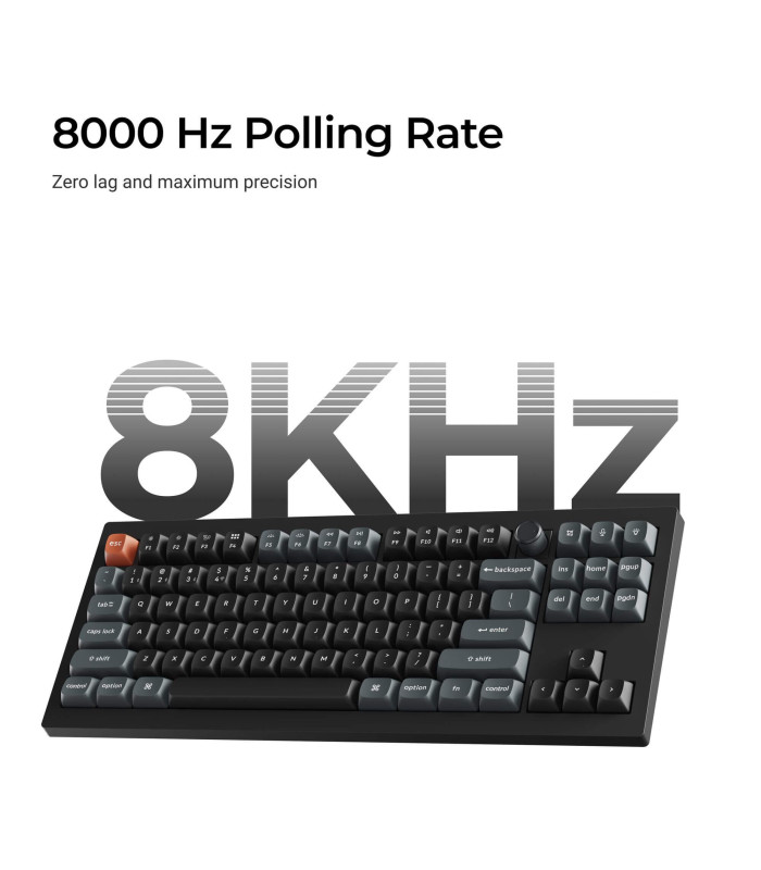 Keychron V3 Ultra 8K Black Red Switch (US) w/Knob