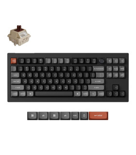 Keychron V3 Ultra 8K Black Brown Switch (US) w/Knob