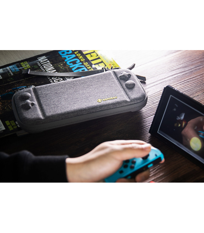 tomtoc Nintendo Switch Slim Case, Grey