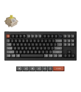 Keychron V3 Ultra 8K Black Banana Switch (US) w/Knob