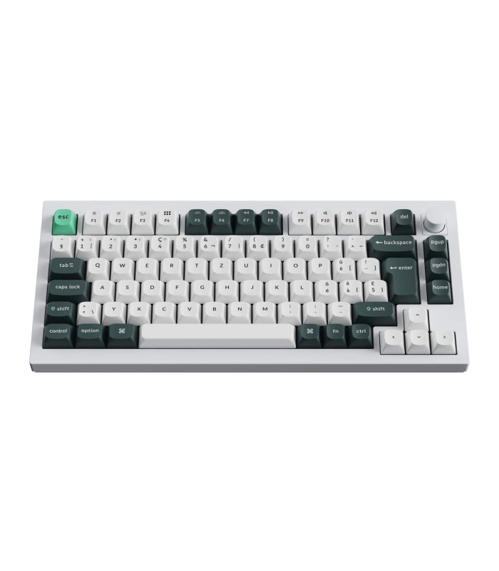 Q1 HE Shell White QMK Magnetic Switch (CH)