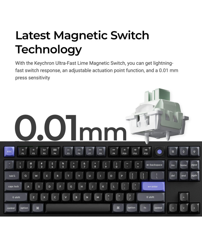 Keychron Q3 HE 8K Black Magnetic Switch (US)