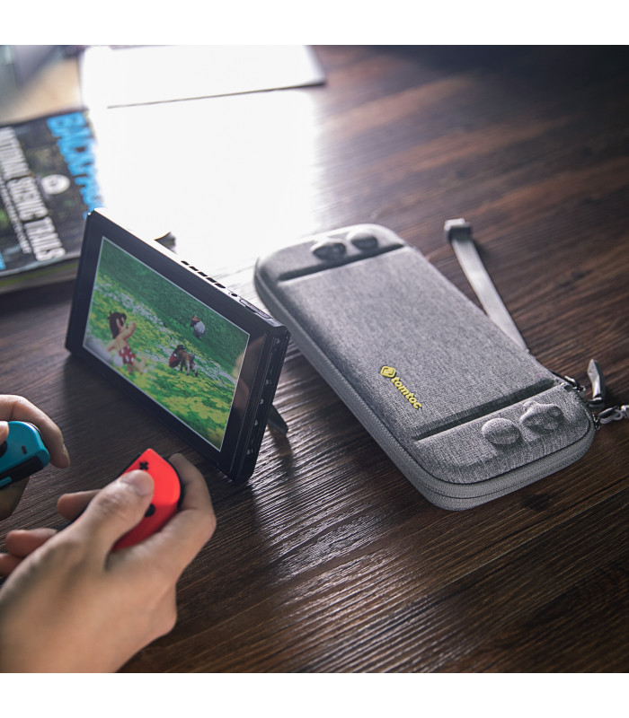 tomtoc Nintendo Switch Slim Case, Grey