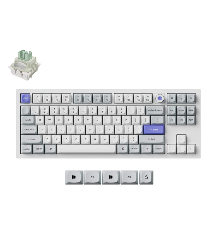 Keychron Q3 HE 8K White Magnetic Switch (US)