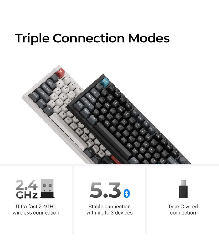 Keychron Q3 Ultra 8K Black Banana Switch (US)