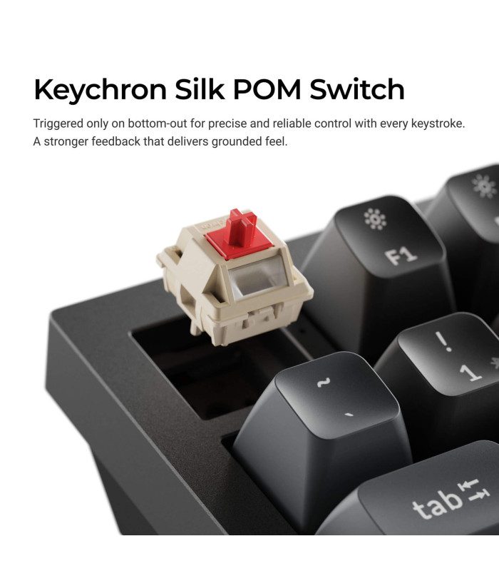 Keychron Q6 Ultra White QMK Brown Switch (US) Knob
