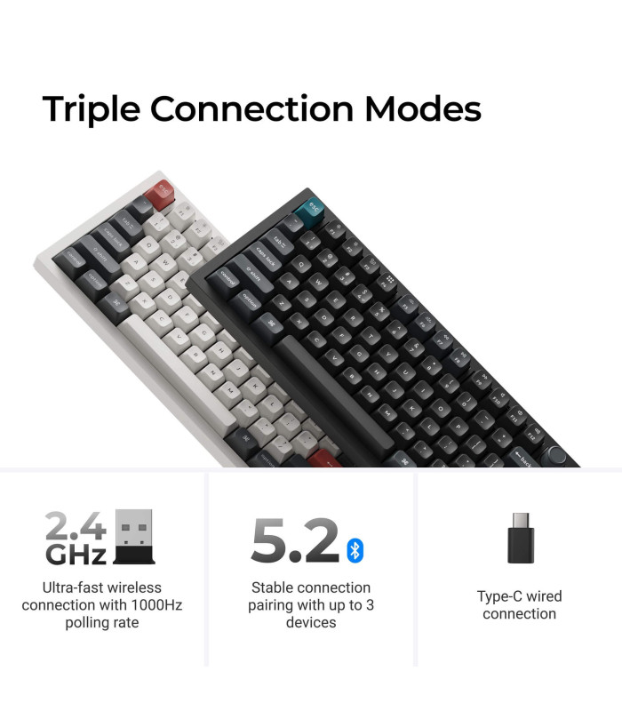 Keychron Q6 Ultra White QMK Banana Switch (US) Knob