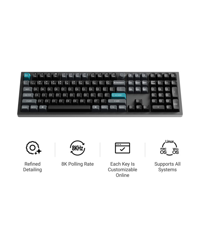 Keychron Q6 Ultra White QMK Banana Switch (US) Knob