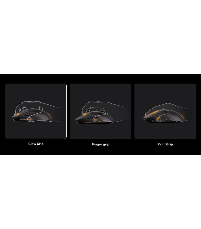 ATK Dragonfly A9 Air Lightweight Wireless Mouse Shadow White