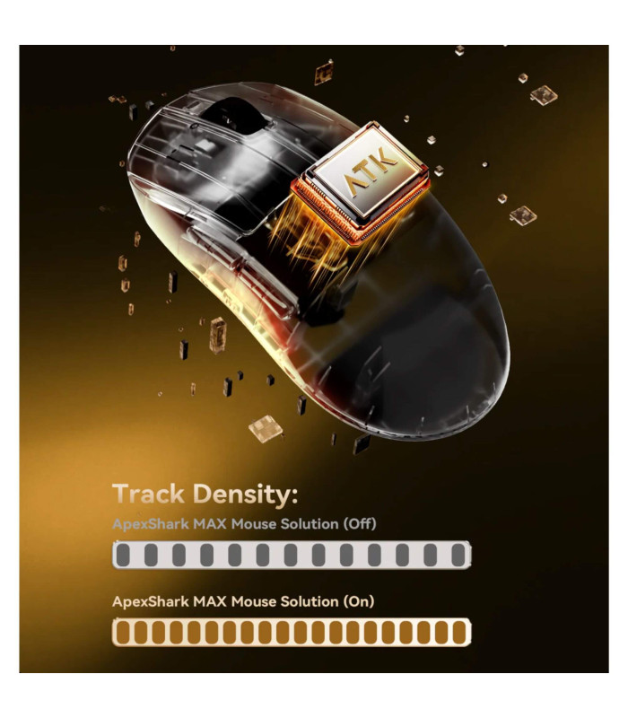 ATK Dragonfly A9 Air Lightweight Wireless Mouse Orange