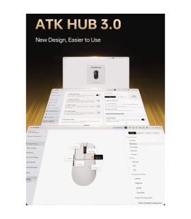 ATK Dragonfly A9 Air Lightweight Wireless Mouse White