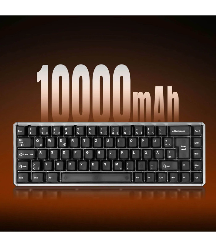AKKO MOD68-HE Wireless Misty Black & Brown