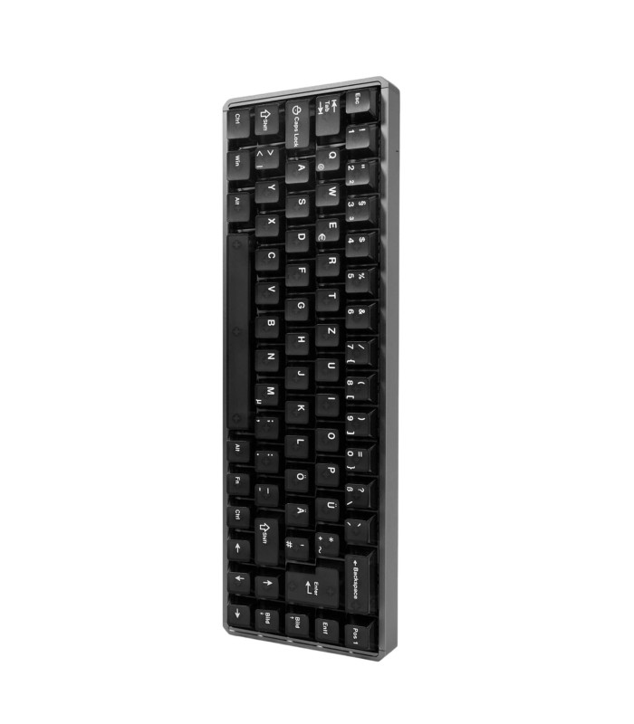 AKKO MOD68-HE ISO-DE Black Transparent Wireless