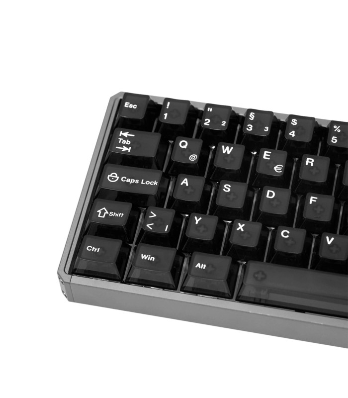 AKKO MOD68-HE ISO-DE Black Transparent Wireless