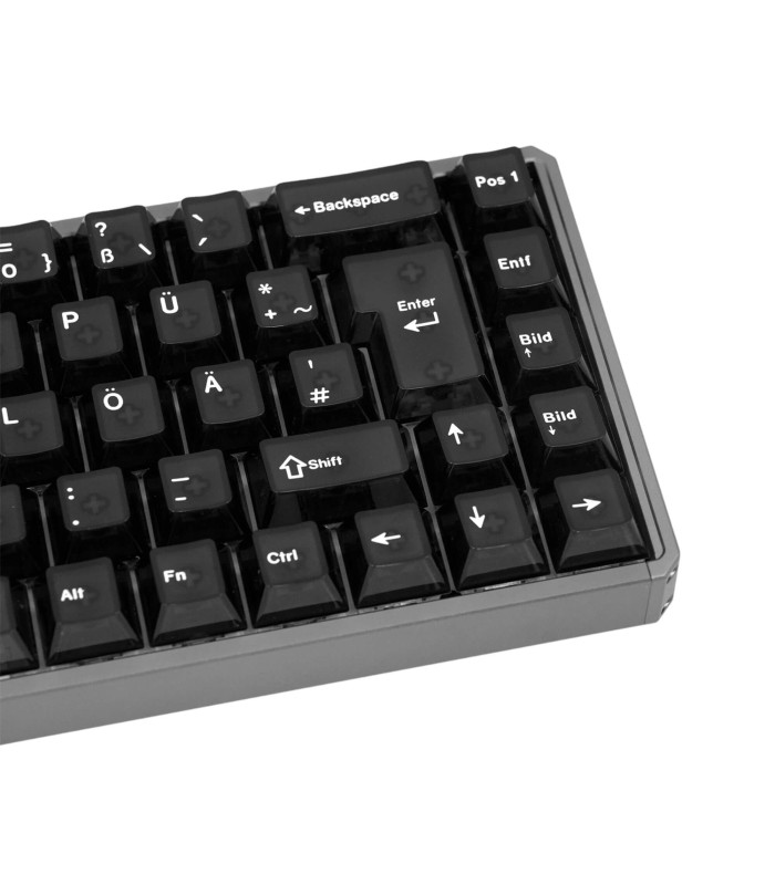 AKKO MOD68-HE ISO-DE Black Transparent Wireless
