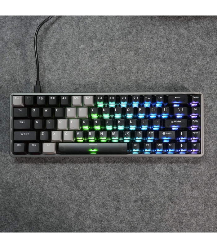AKKO MOD68-HE Wireless Gradient Hybrid Black Transparent