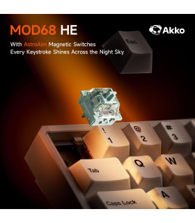 AKKO MOD68-HE Wired Misty White