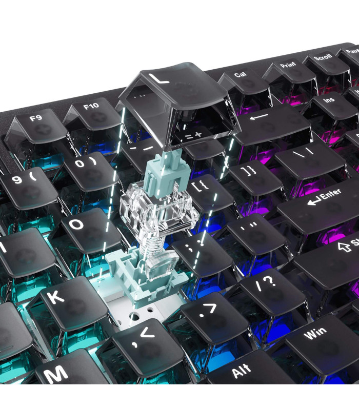 AKKO 5087 V3-HE Gradient Hybrid Black Transparent Wireless