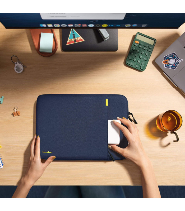 Defender-A13 (14") Laptop Sleeve, Navy Blue