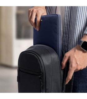 Light-A18  (13") Laptop Sleeve,  Navy Blue