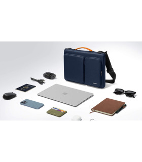 Defender-A42 (14") Shoulder Bag,  Navy Blue