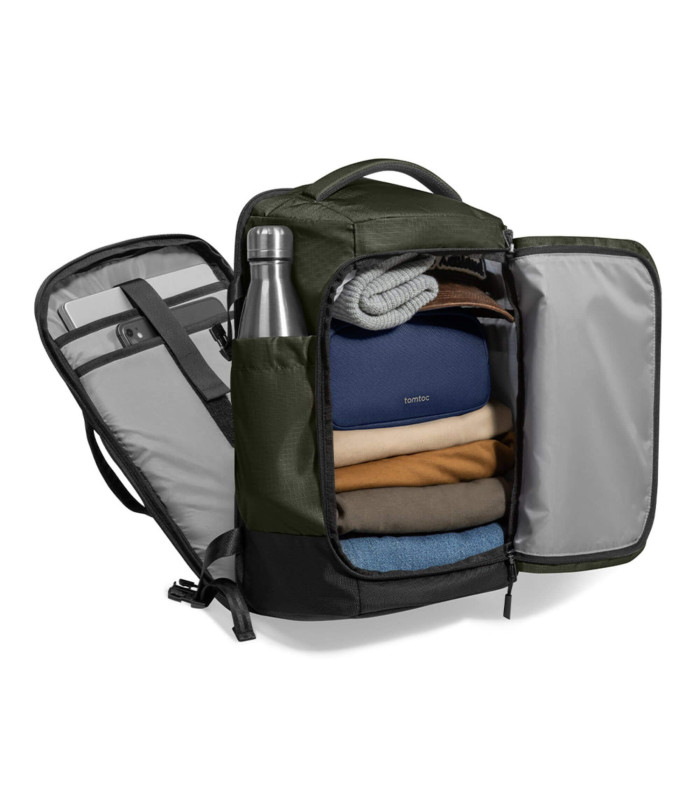 tomtoc Navigator-T66 Liteway Travel Laptop Backpack 28L, Green
