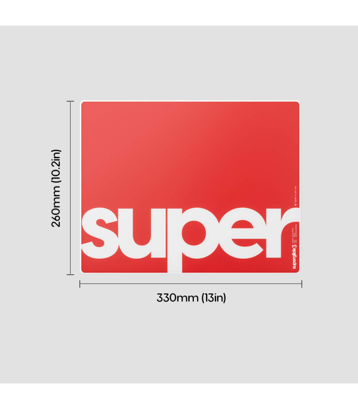 Superglide Pad 3 M Red Type S
