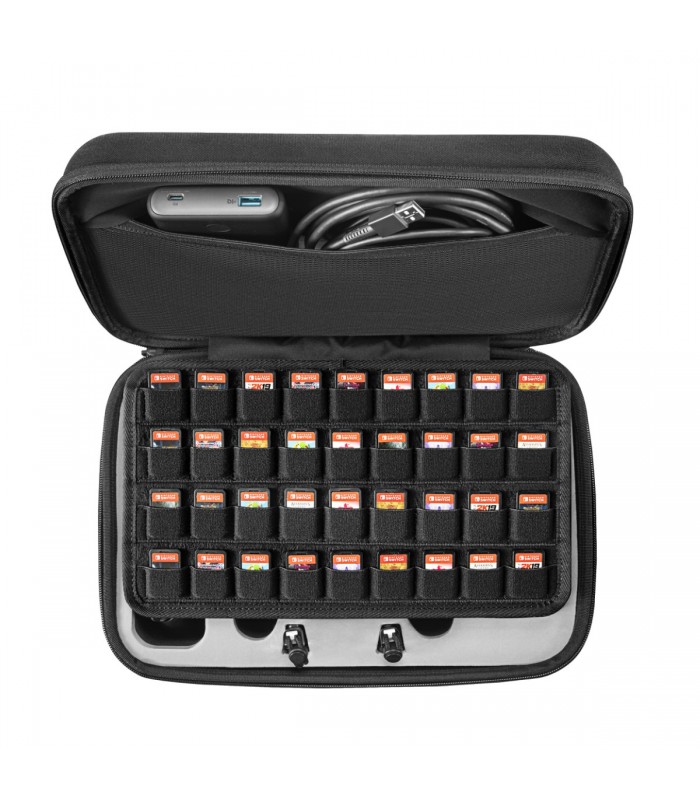 tomtoc Nintendo Switch Storage Case, Black