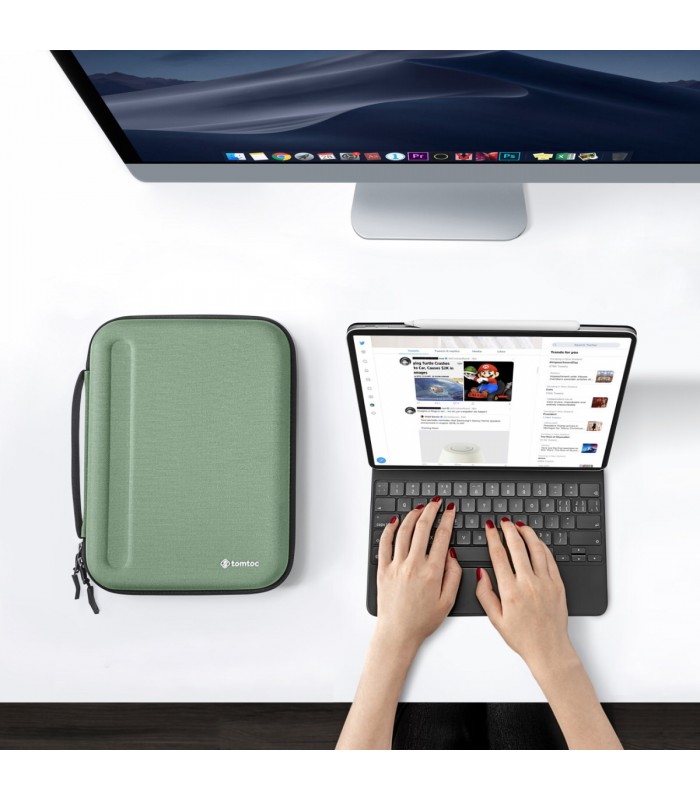 tomtoc Smart A06 (9.7-11") Tablet Case, Cactus