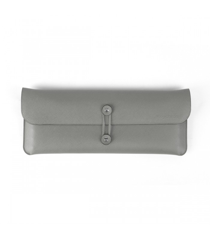 Keychron K3 Travel Pouch Saffiano Leather Grey