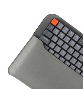Keychron K3 Travel Pouch Saffiano Leather Grey