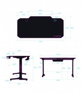 Ultradesk FRAG Graphite