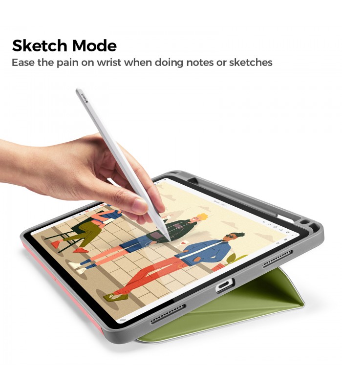 tomtoc B02 (11") Vertical Tablet Case, Avocado