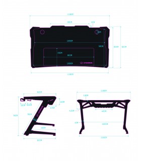 Ultradesk RACER Black