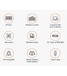 Keychron K2 Hot-Swap Brown Switch RGB (CH)
